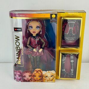 Rainbow High Series 4 MILA BERRYMORE Fashion Doll- Burgundy Red - NEW in box!